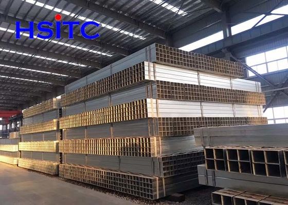 Ss400 হালকা ইস্পাত আয়তক্ষেত্রাকার টিউব