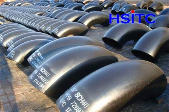 A234 Astm A403 Astm A420 কার্বন ইস্পাত পাইপ Elbow Sch40 Std Sch80