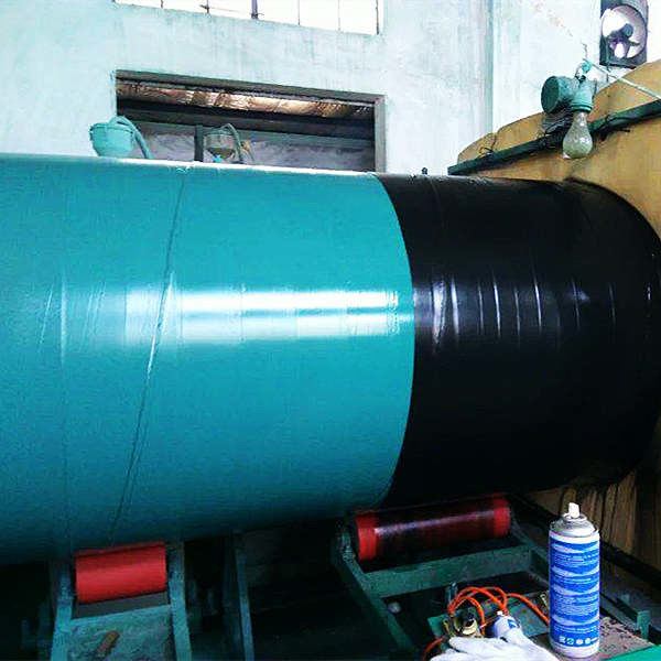 3lpe বাইরের লেপ Ssaw স্টীল পাইপ Api 5l Din30670 স্ট্যান্ডার্ড 0