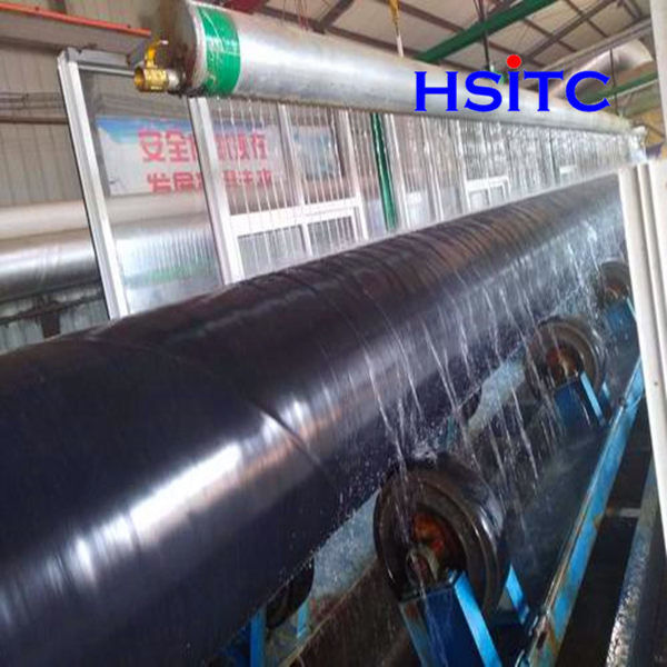 Din30670 3lpe X42 ডাবল ডুবানো আর্ক ঢালাই পাইপ 508 MM 0
