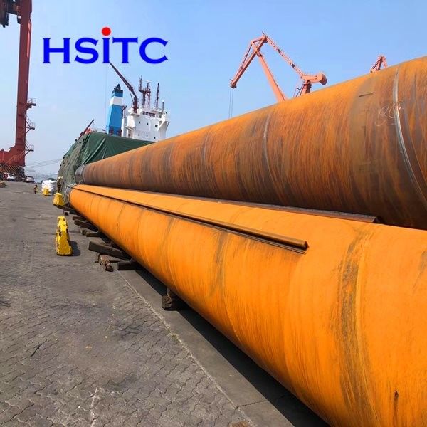 প্রকল্পের জন্য ASTM A252 স্ট্যান্ডার্ড গ্রেড 2 গ্রেড 3 গ্রেড SSAW ইস্পাত পাইপ 0